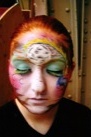 Thumbnail that leads to photos of painted faces