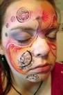 Thumbnail that leads to photos of painted faces